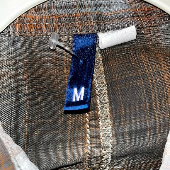 DIVIDED by H&M Western Plaid Snap Button Shirt Men’s Size Medium - Picture 6 of 8